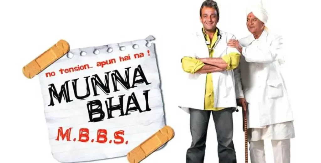 Munna Bhai M.B.B.S. (2003) is one of the Top 17 Bollywood Comedy Movies You Should Watch