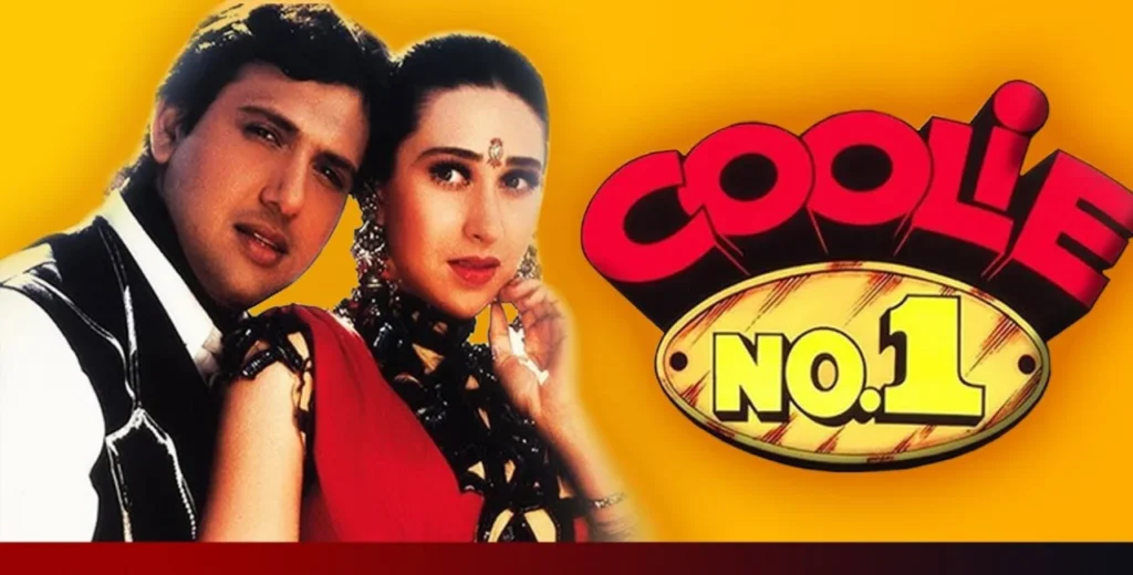 Coolie No. 1 (1995) is one of the Top 17 Bollywood Comedy Movies You Should Watch