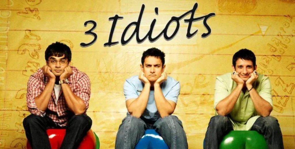 3 Idiots (2009) is one of the Top 17 Bollywood Comedy Movies You Should Watch