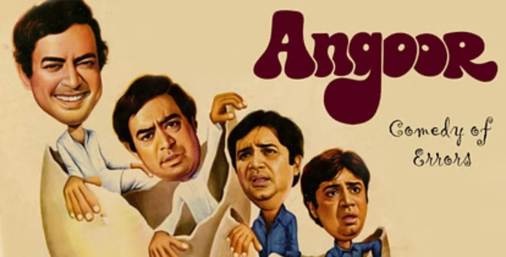 Angoor (1982) is one of the Top 17 Bollywood Comedy Movies You Should Watch