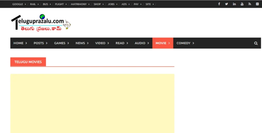 Telugu Prazalu is Best Sites for Telugu Movie Torrents in 2024